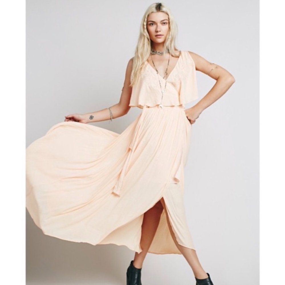 Fiona Floral Wrap Maxi Dress